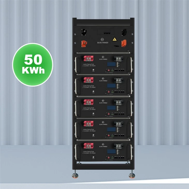 50KWh LCD Monitor BESS Battery Energy Storage Systems With LiFePo4 Battery Pack