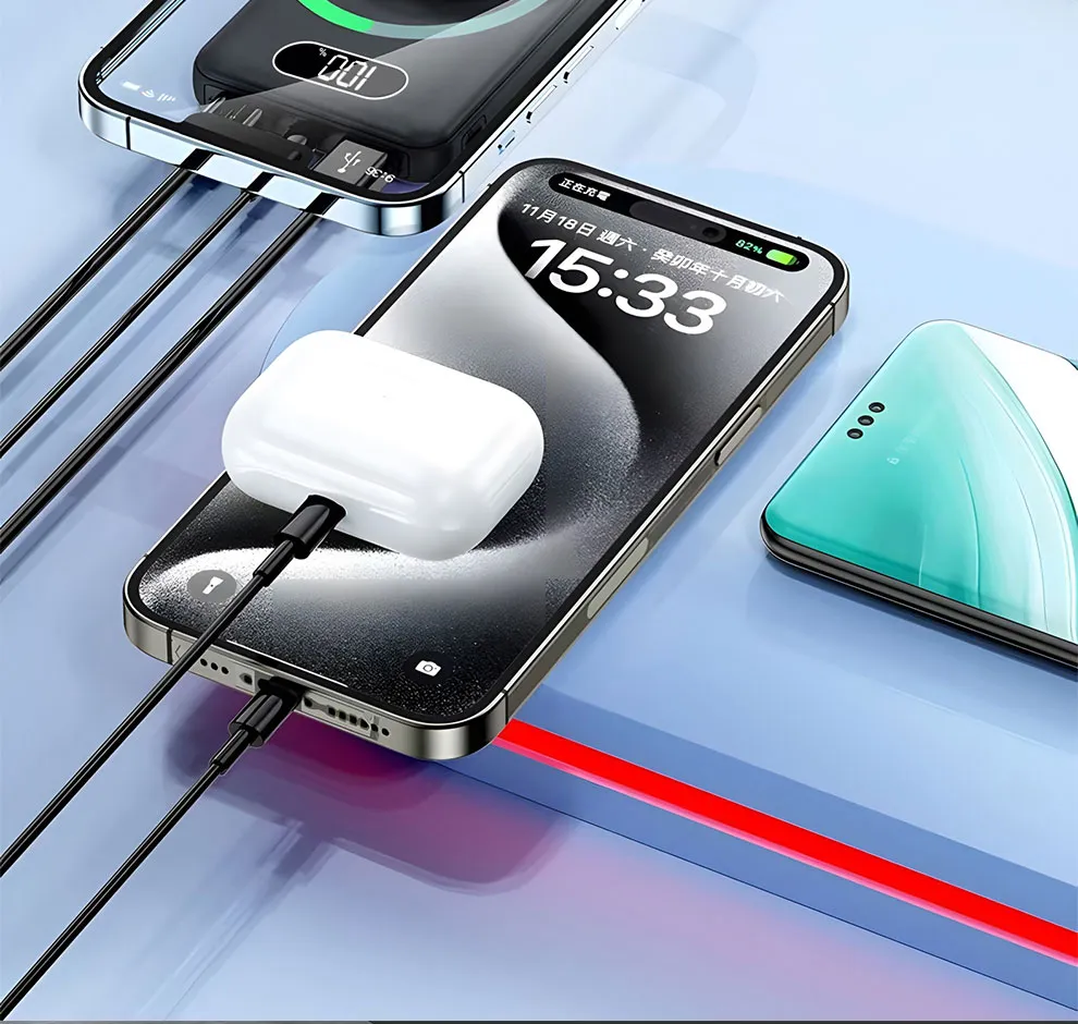 Micro-USB, Type-C, and Lightning three charging methods Micro-USB, Type-C, and Lightning three charging methods
